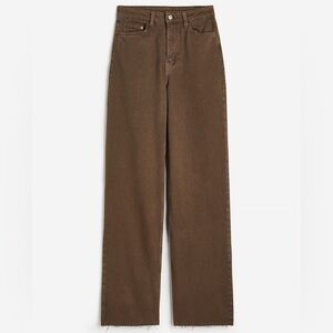 H&M 90s Baggy Low Jeans Chocolate Brown